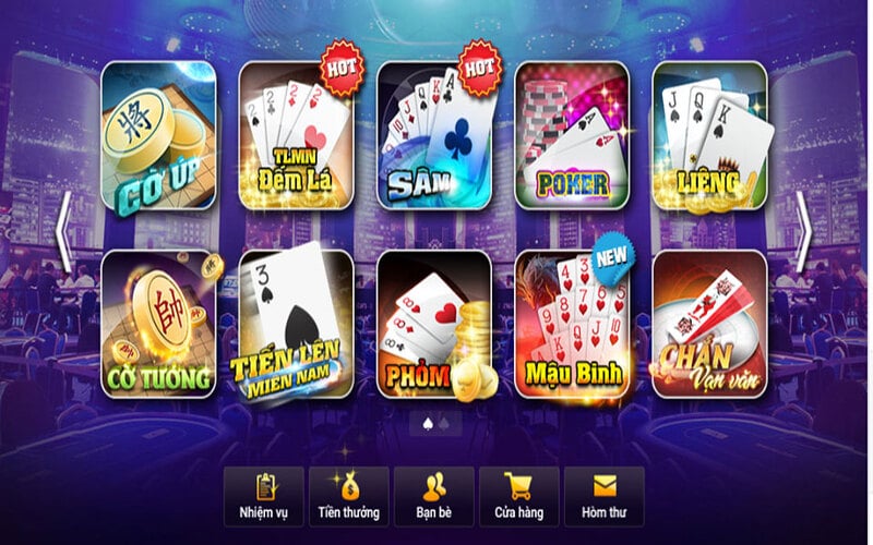 Sảnh game bài đổi thưởng uy tín